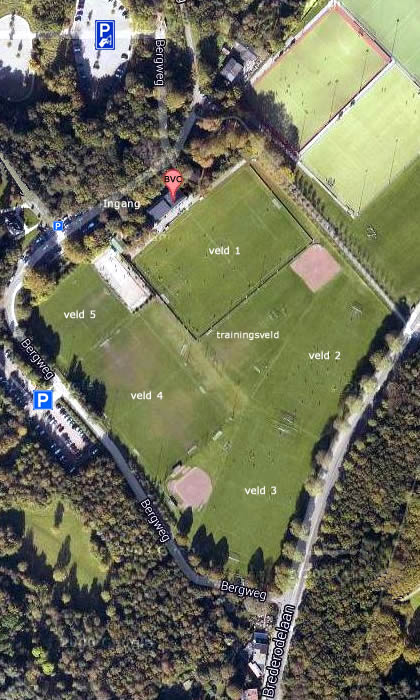 Velden BVC Bloemendaal