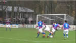 Strafschop niet gegeven